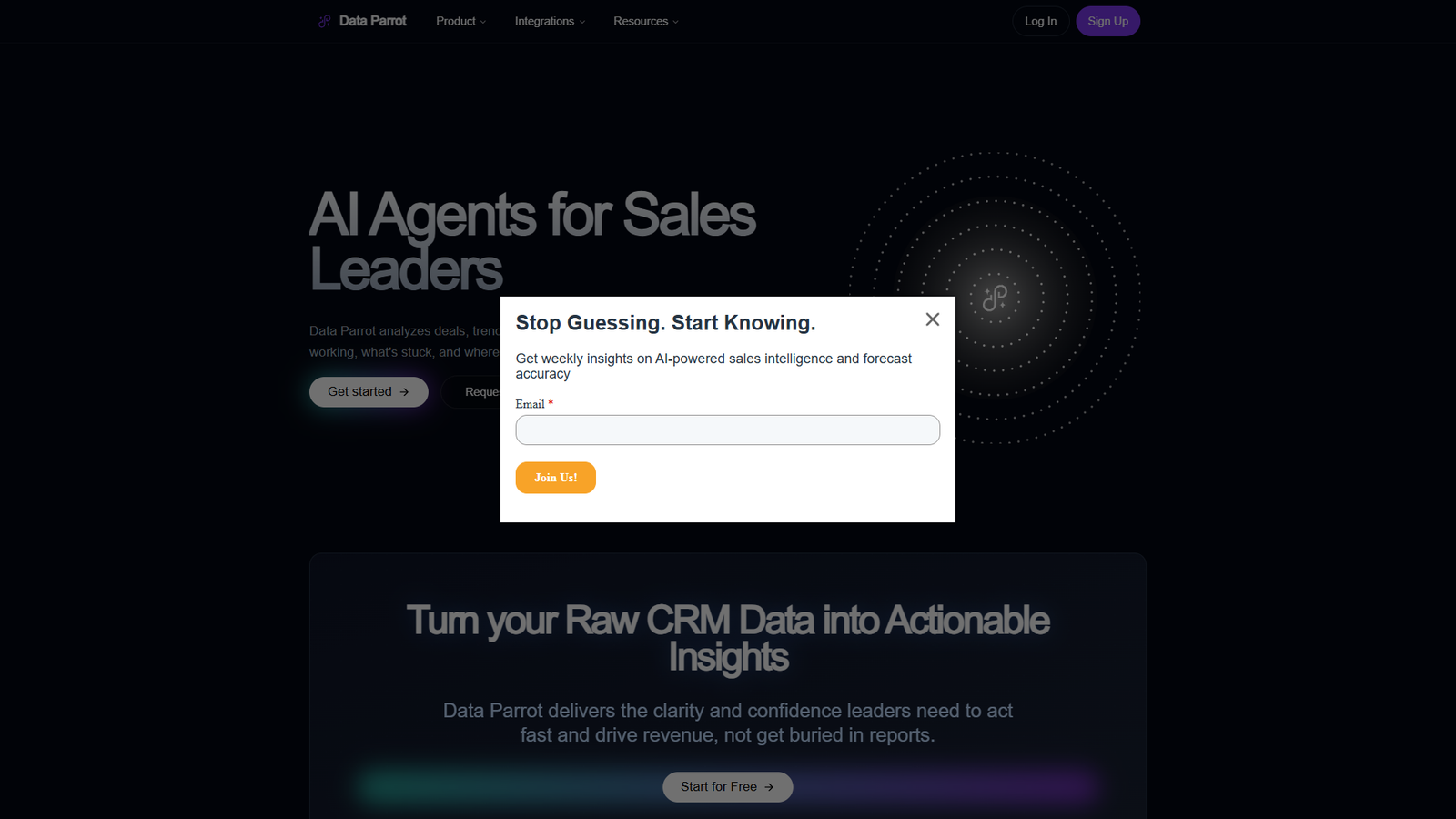 Data Parrot — интерфейс нейросети Data Parrot — интерфейс нейросети