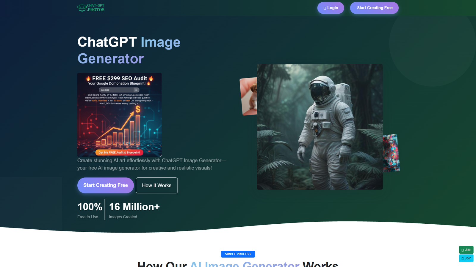 ChatGPT Image Generator — интерфейс нейросети ChatGPT Image Generator — интерфейс нейросети