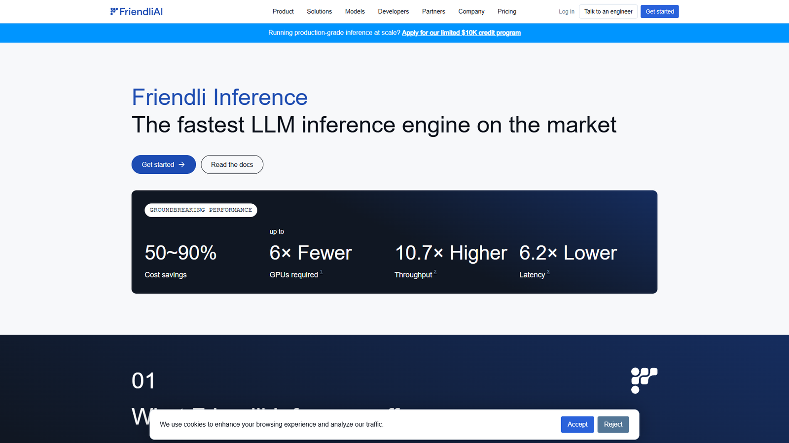 Friendli Inference — интерфейс нейросети Friendli Inference — интерфейс нейросети