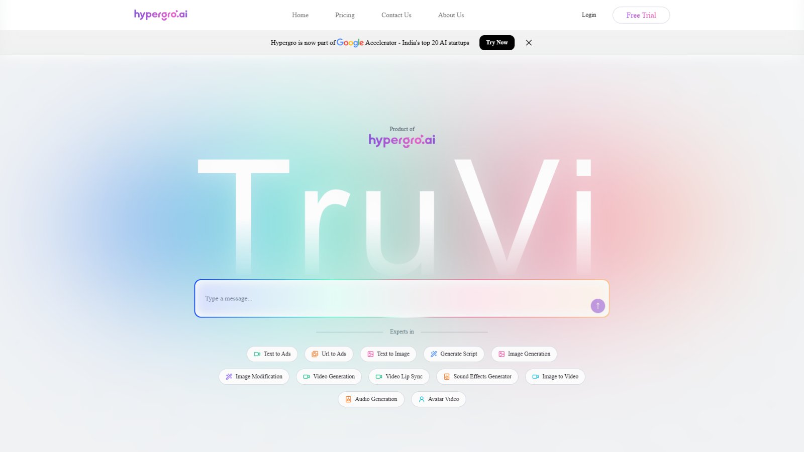 Hypergro нейросеть Главная страница