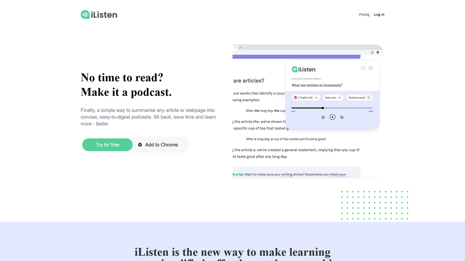iListen — интерфейс нейросети iListen — интерфейс нейросети