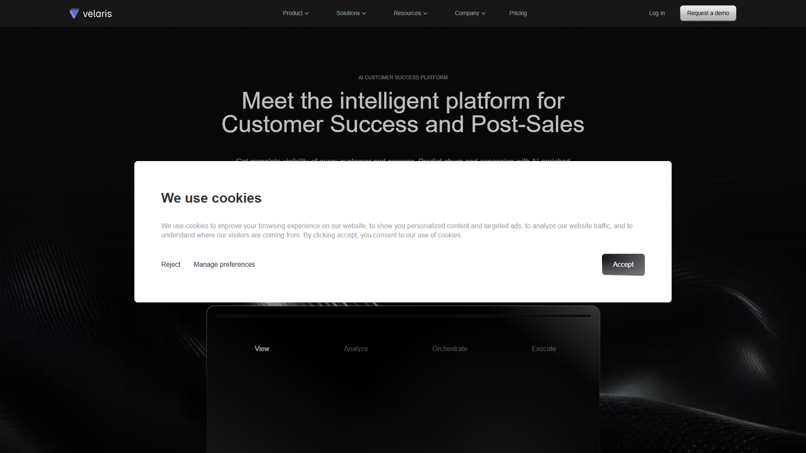 Velaris — AI-платформа для Customer Success — интерфейс нейросети Velaris — AI-платформа для Customer Success — интерфейс нейросети