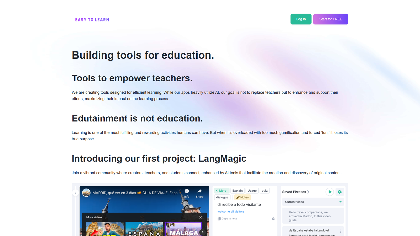 easytolearn — интерфейс нейросети easytolearn — интерфейс нейросети