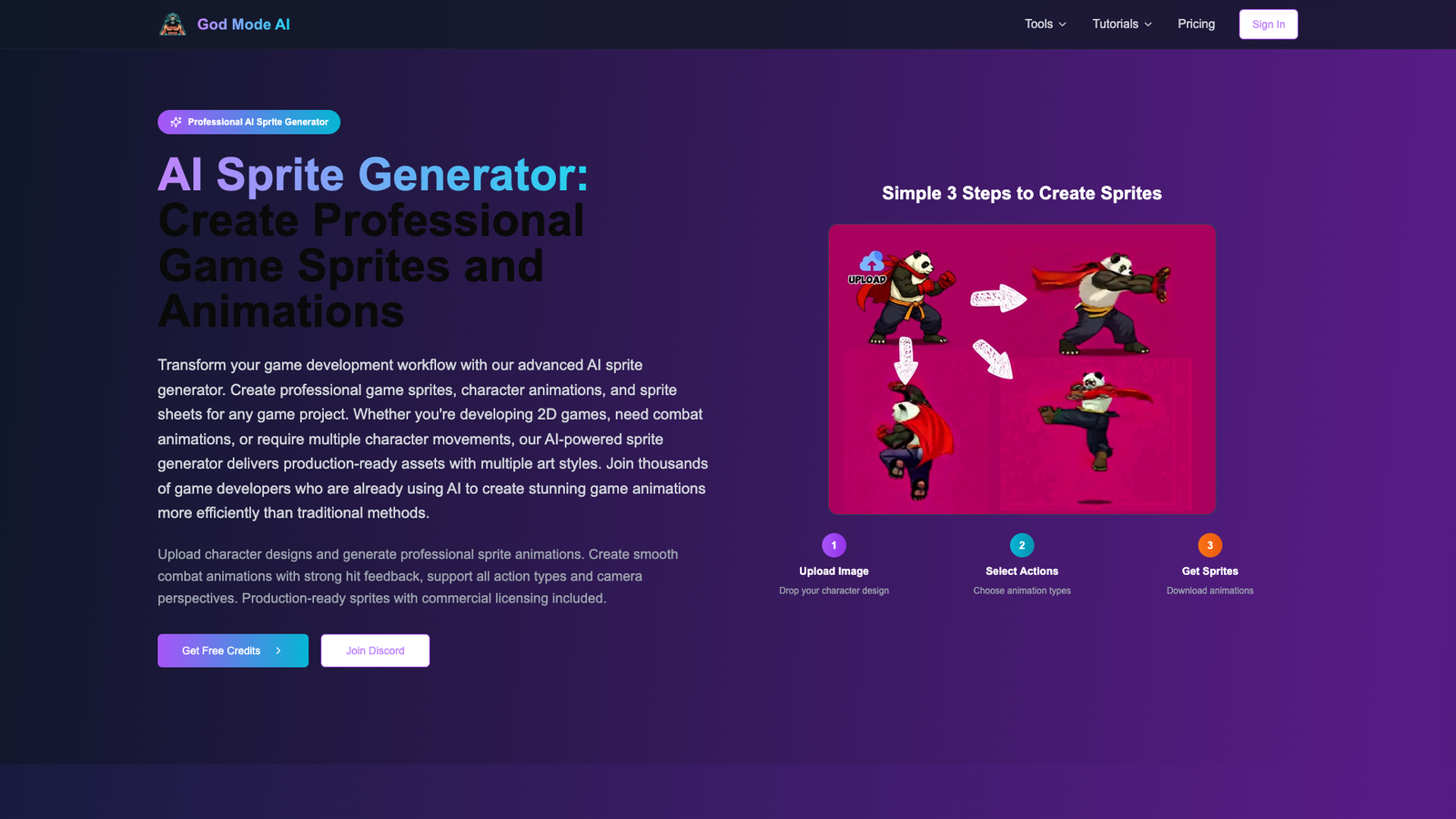 AI Sprite Generator image AI Sprite Generator image