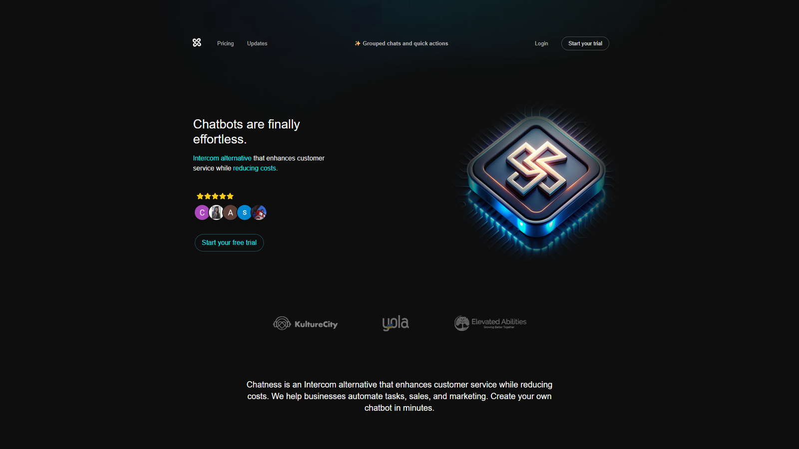 Chatness AI — интерфейс нейросети Chatness AI — интерфейс нейросети