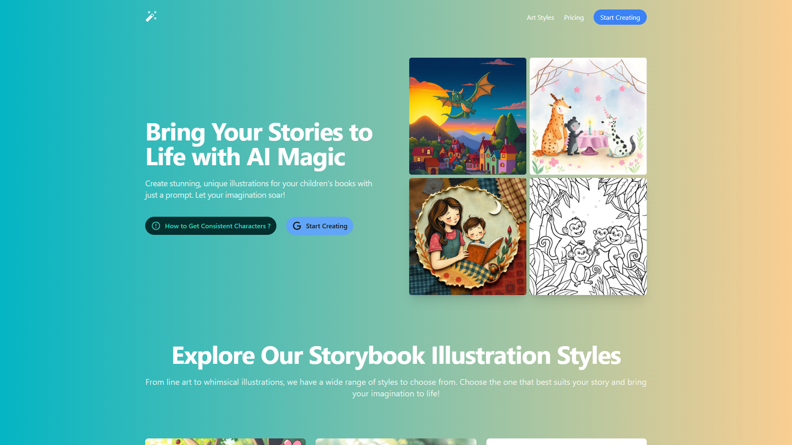 StoryArtAI — интерфейс нейросети StoryArtAI — интерфейс нейросети