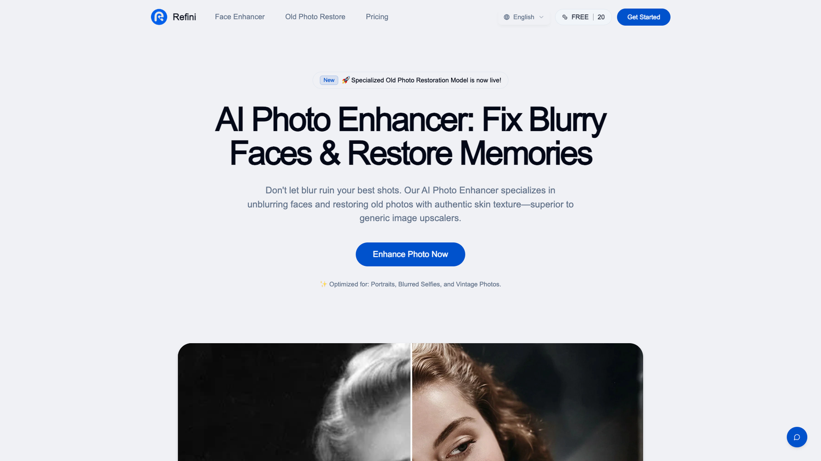 Refini — интерфейс нейросети