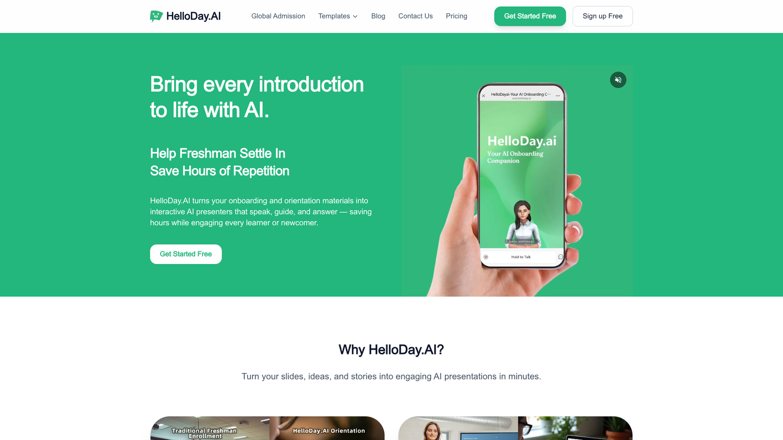 HelloDay.ai — интерфейс нейросети HelloDay.ai — интерфейс нейросети