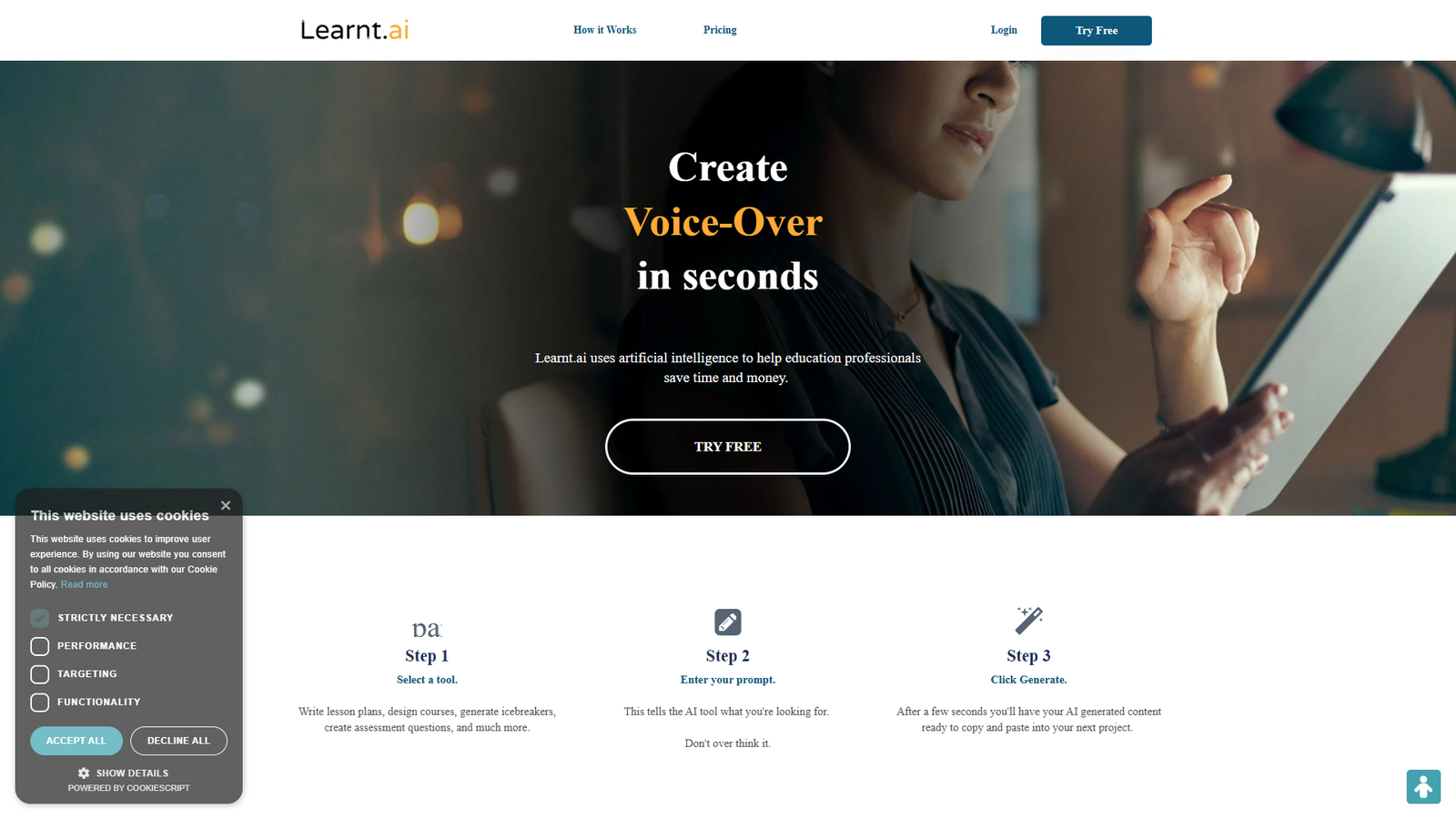 Learnt.ai — интерфейс нейросети Learnt.ai — интерфейс нейросети