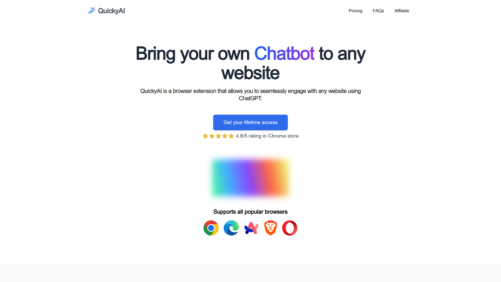 QuickyAI — интерфейс нейросети QuickyAI — интерфейс нейросети