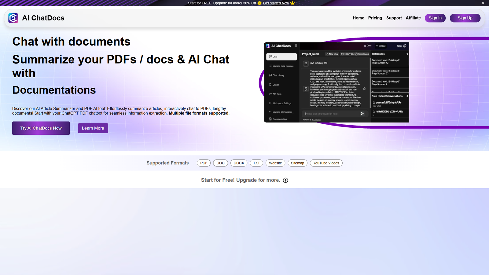 AI ChatDocs — интерфейс нейросети AI ChatDocs — интерфейс нейросети