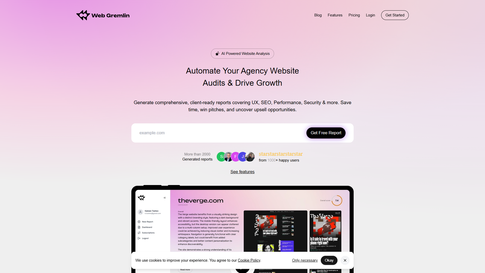 Web Gremlin — интерфейс нейросети Web Gremlin — интерфейс нейросети