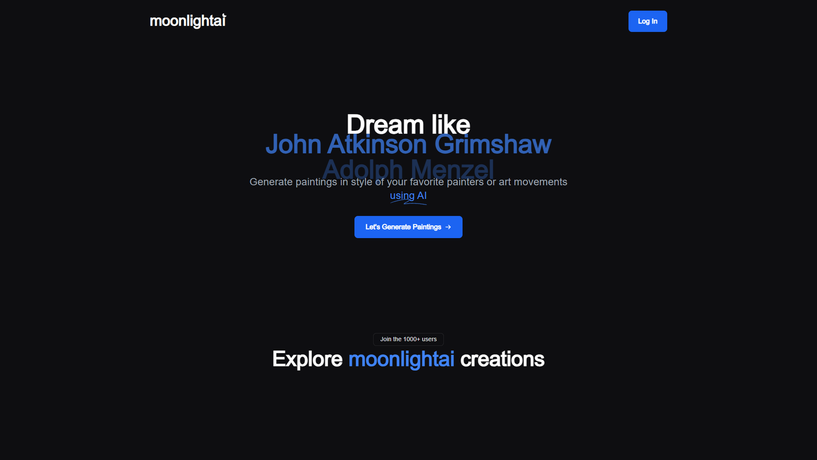 moonlightai — интерфейс нейросети moonlightai — интерфейс нейросети