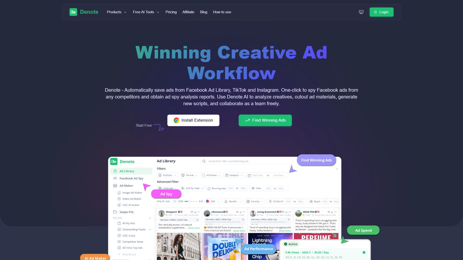 Denote — интерфейс нейросети Denote — интерфейс нейросети