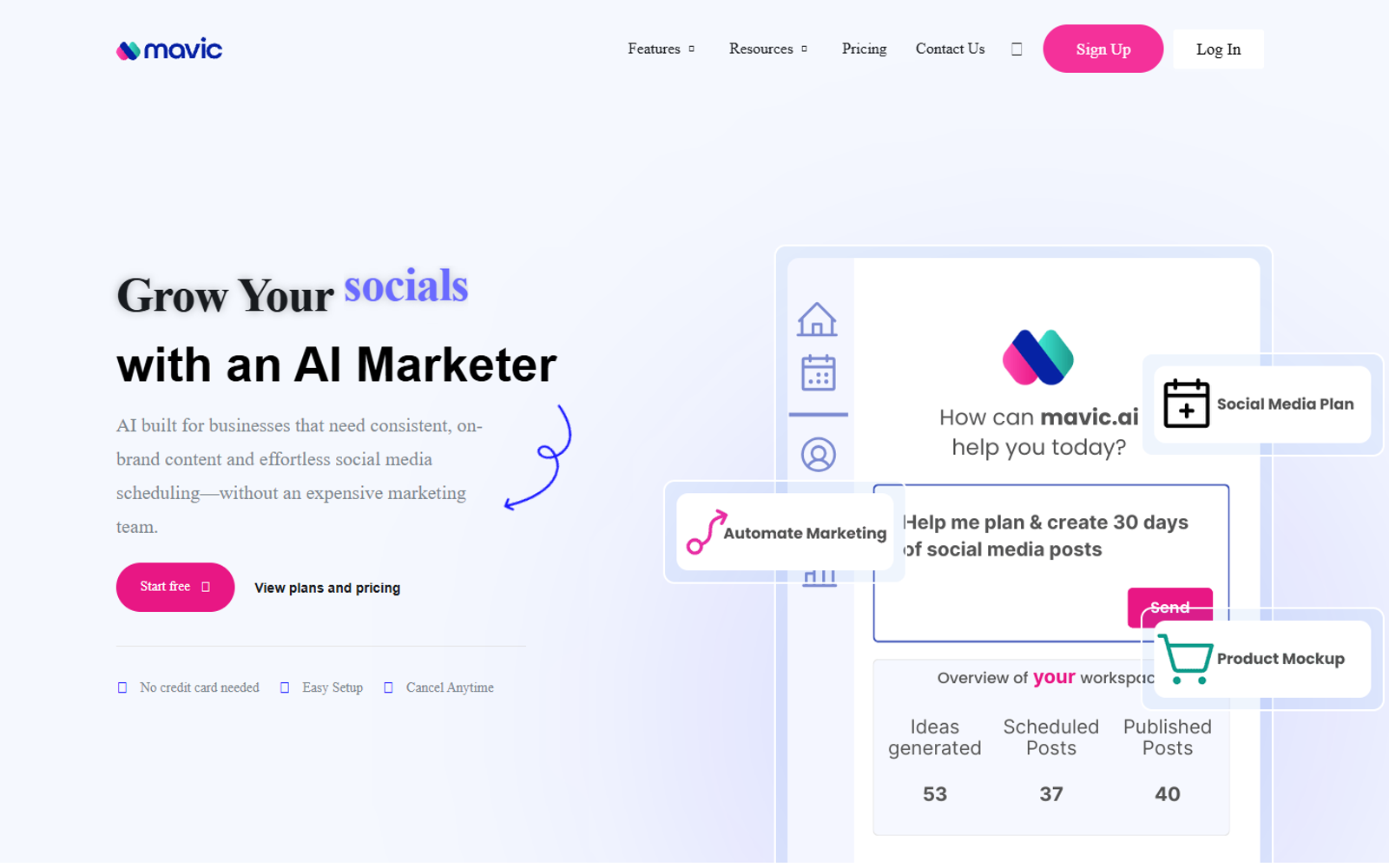Mavic — интерфейс нейросети Mavic — интерфейс нейросети