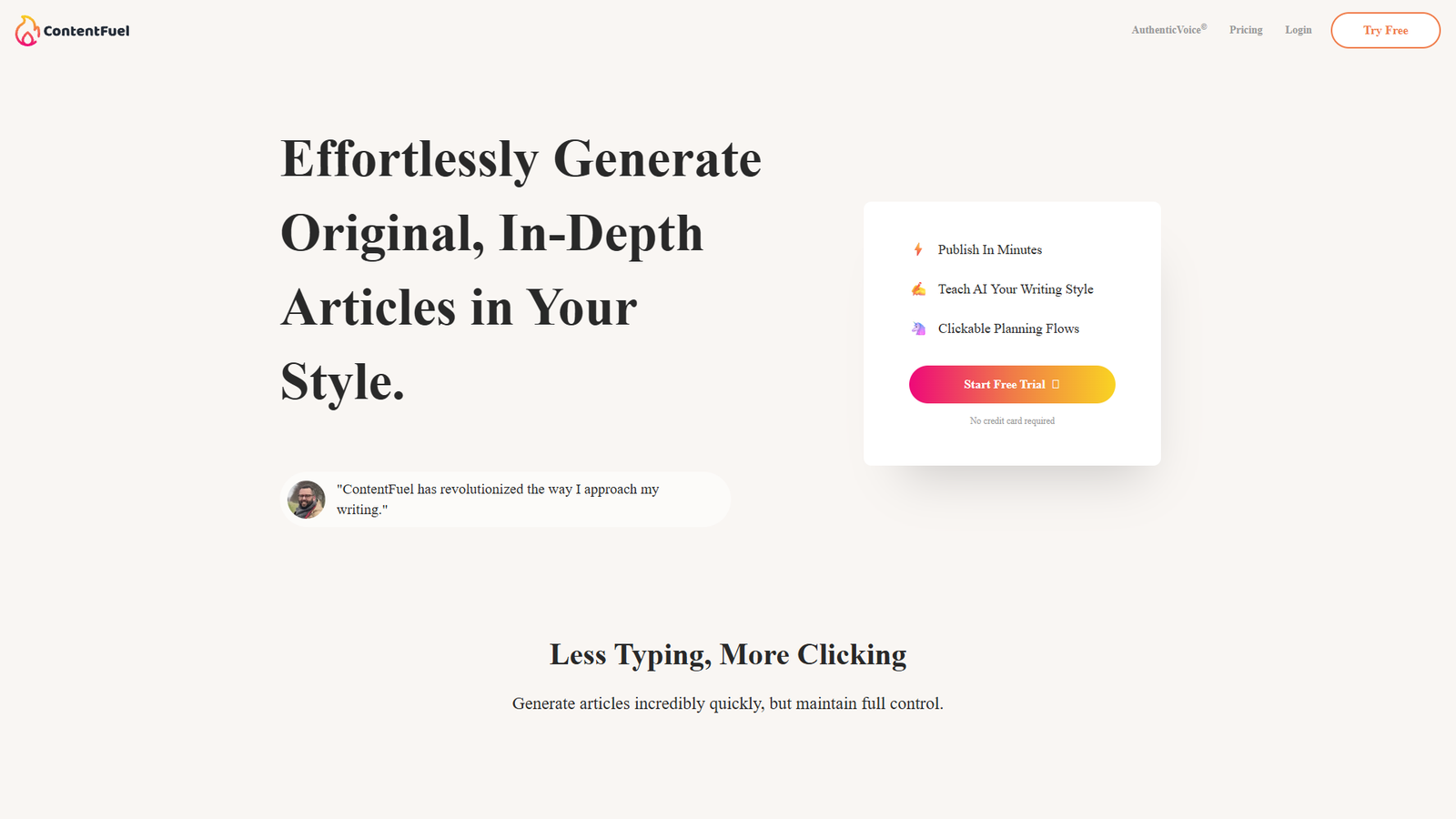 ContentFuel — интерфейс нейросети ContentFuel — интерфейс нейросети