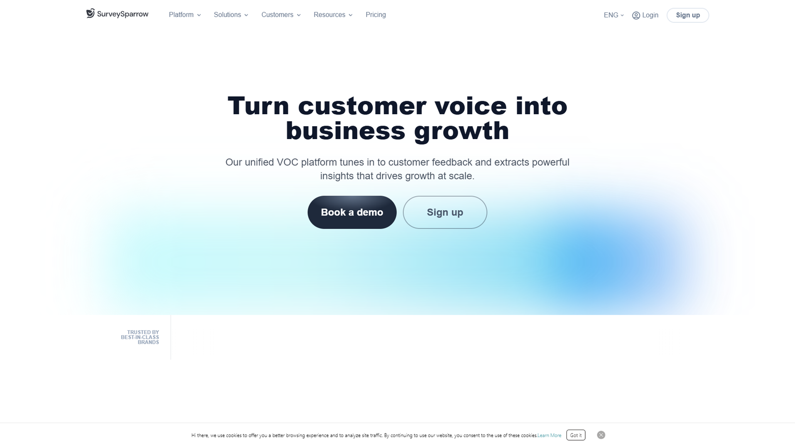 SurveySparrow — интерфейс нейросети SurveySparrow — интерфейс нейросети