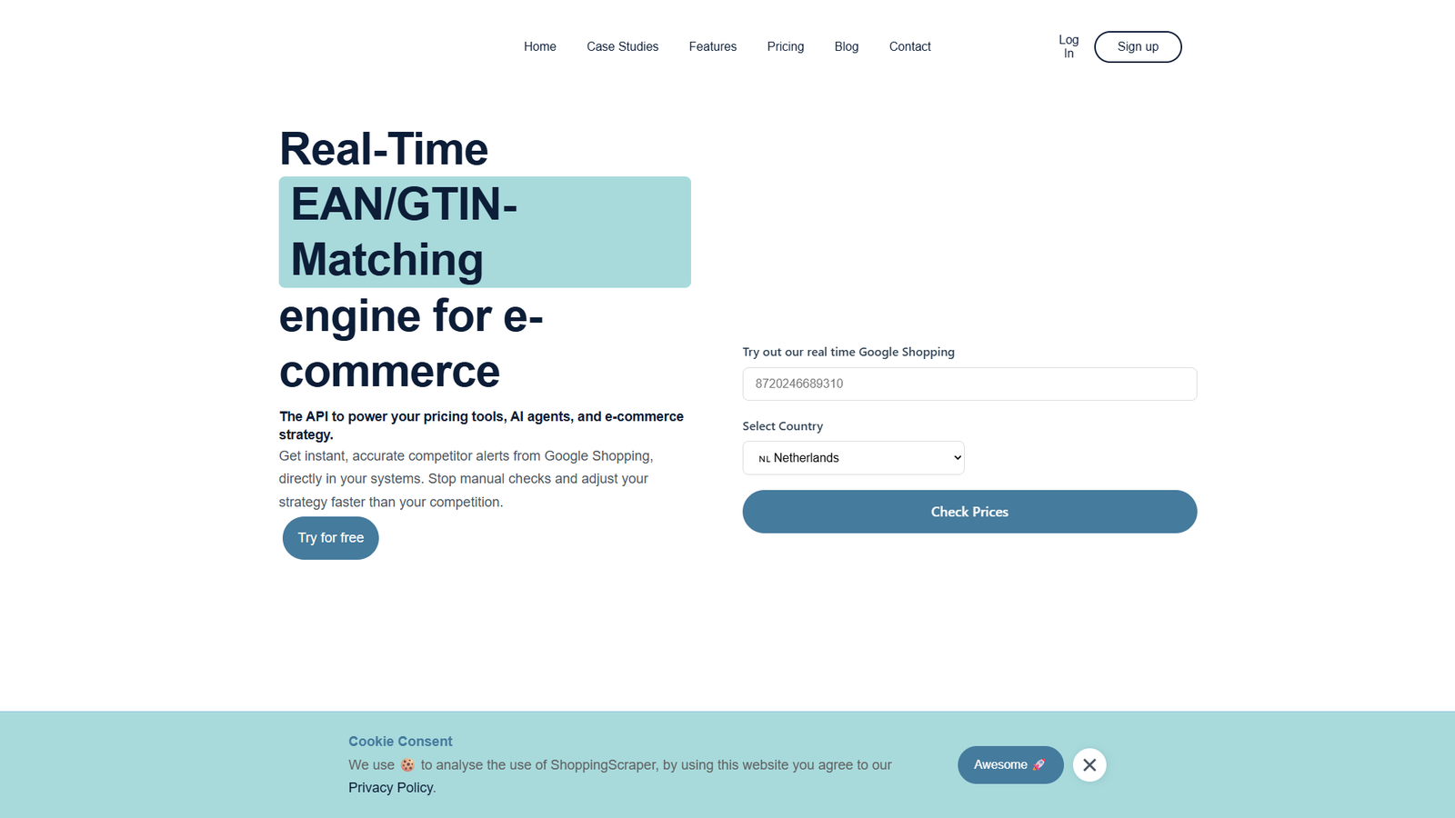 ShoppingScraper — интерфейс нейросети ShoppingScraper — интерфейс нейросети