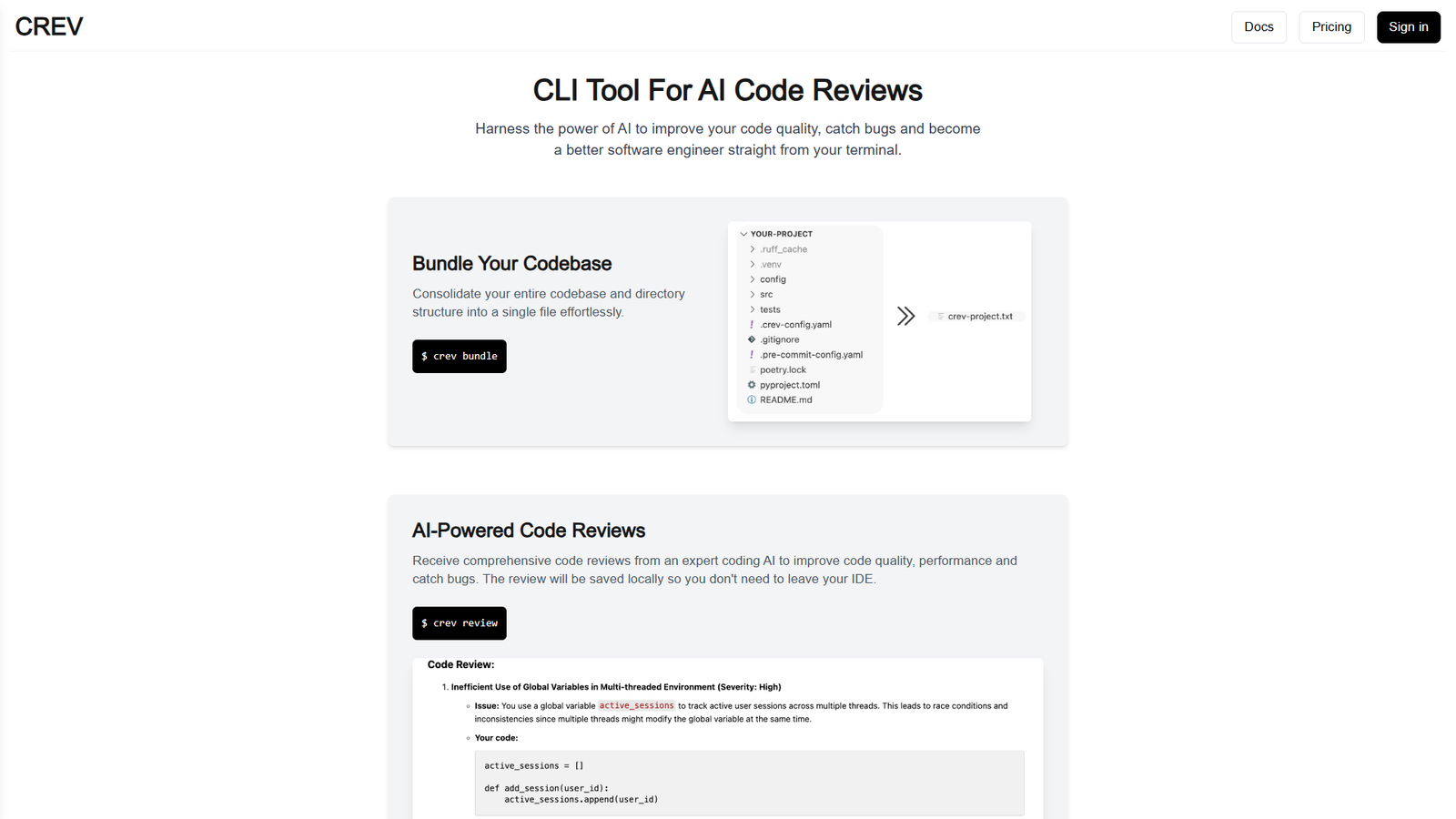 Crev — интерфейс нейросети Crev — интерфейс нейросети