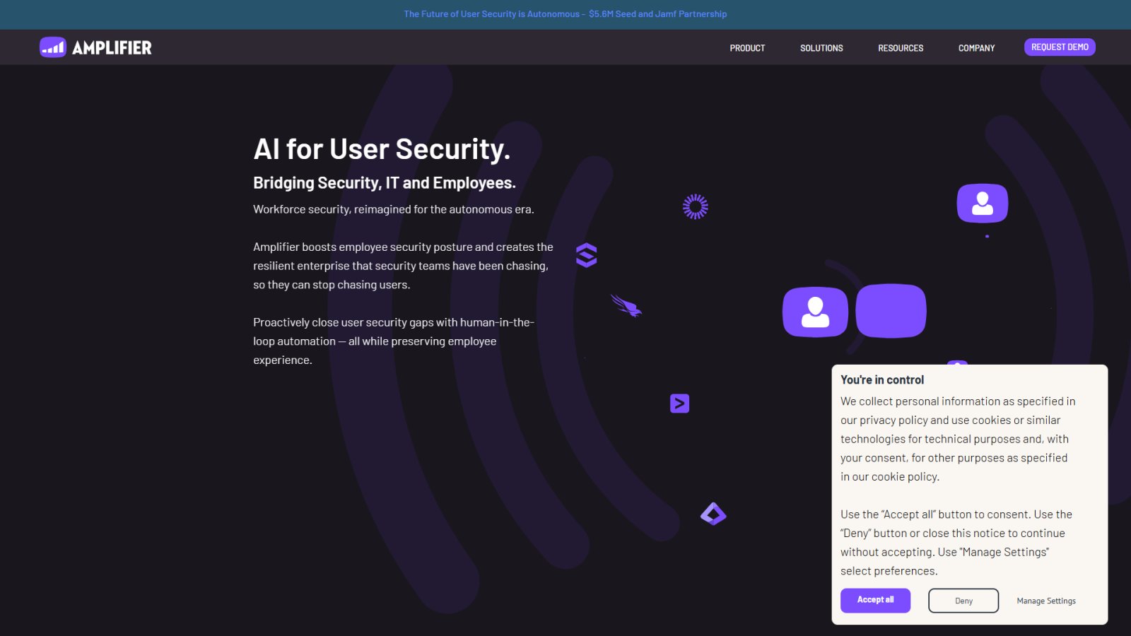 Amplifier Security нейросеть Главная страница