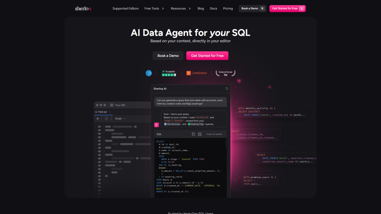 SherloqData нейросеть Главная страница