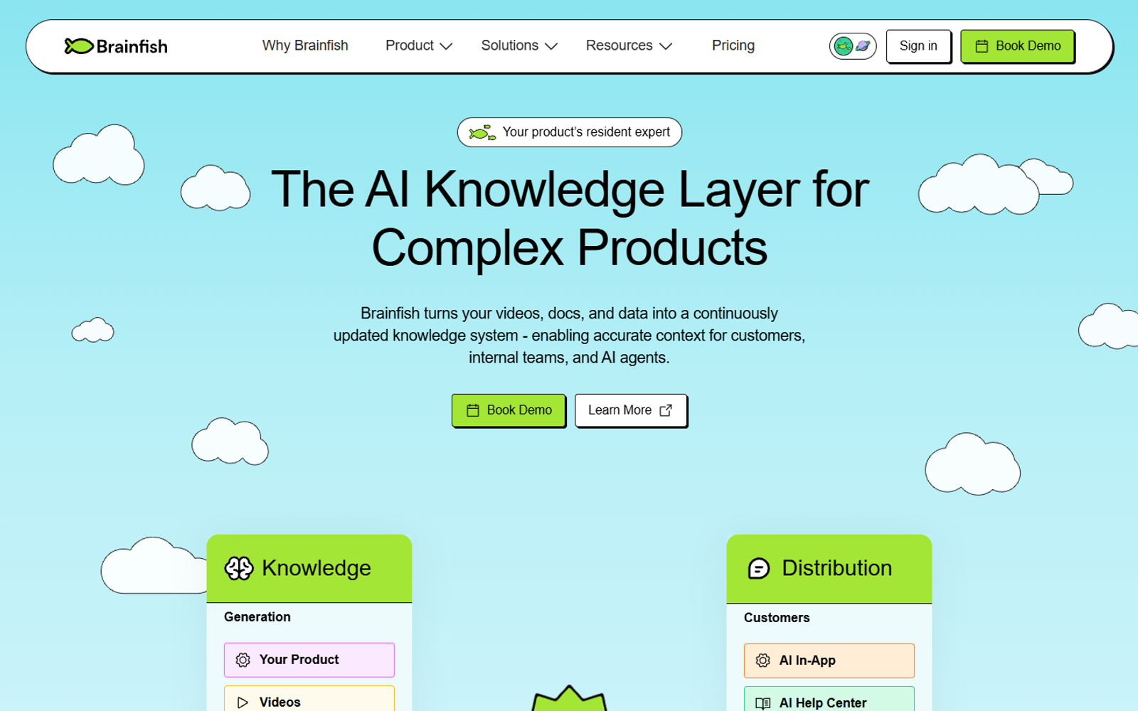 Brainfish — интерфейс нейросети Brainfish — интерфейс нейросети