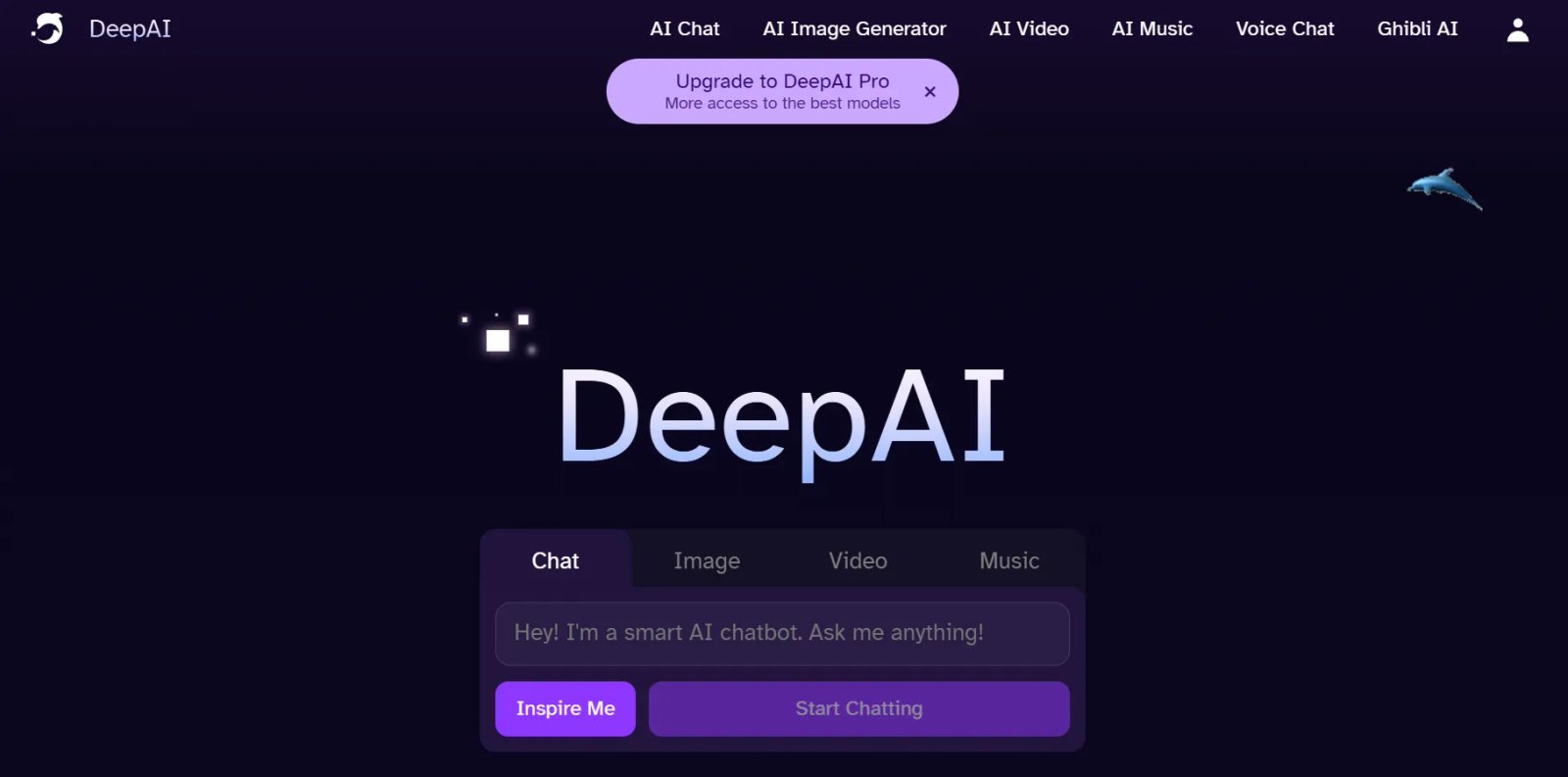 DeepAI Главная страница