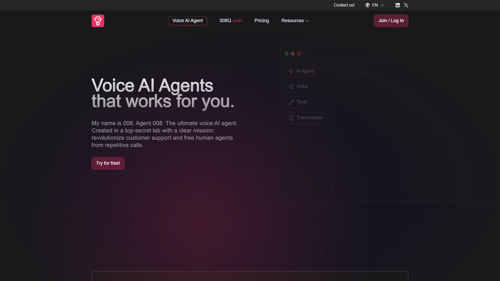 008 Voice AI Agents — интерфейс нейросети 008 Voice AI Agents — интерфейс нейросети