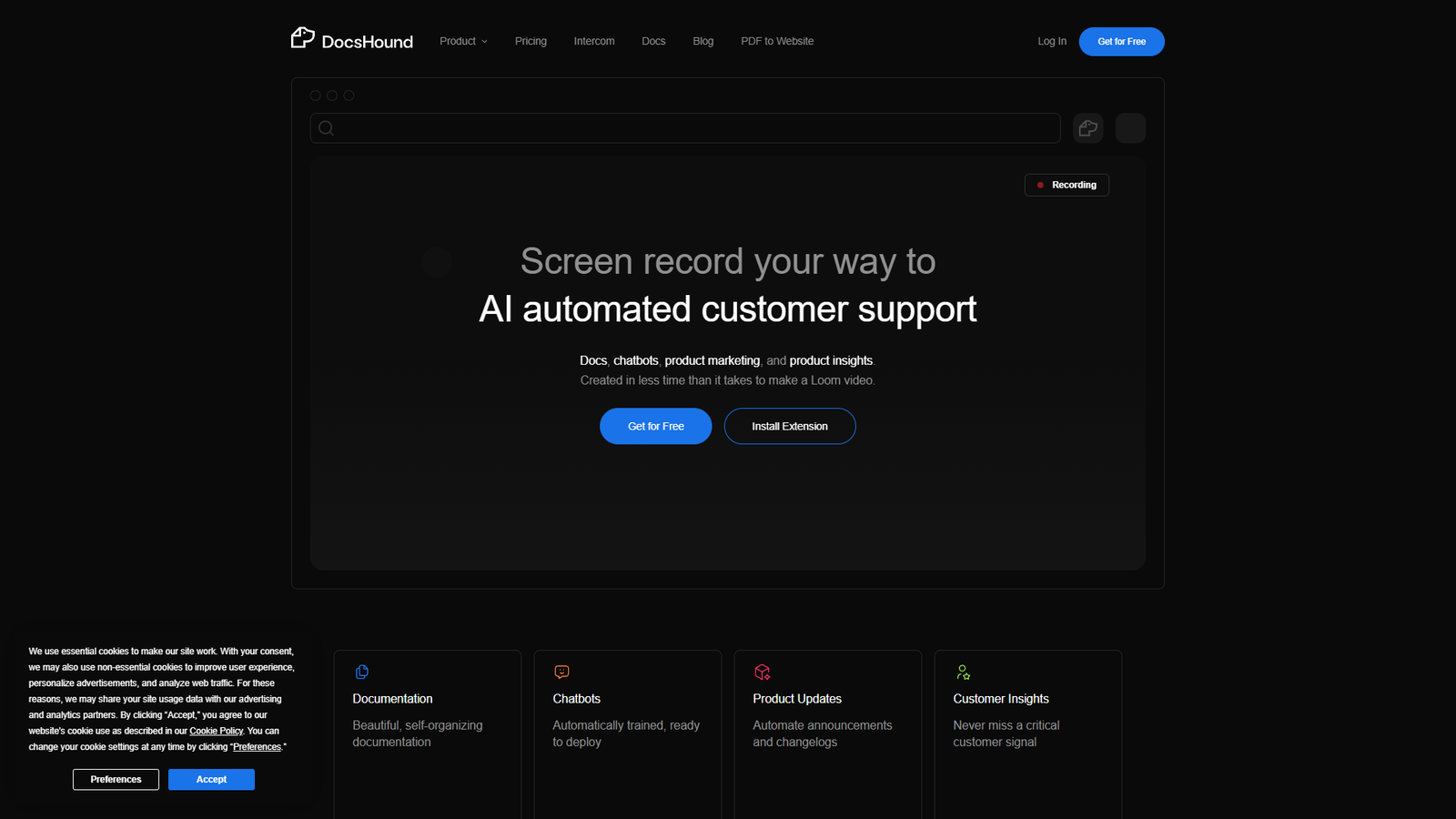 DocsHound — интерфейс нейросети DocsHound — интерфейс нейросети
