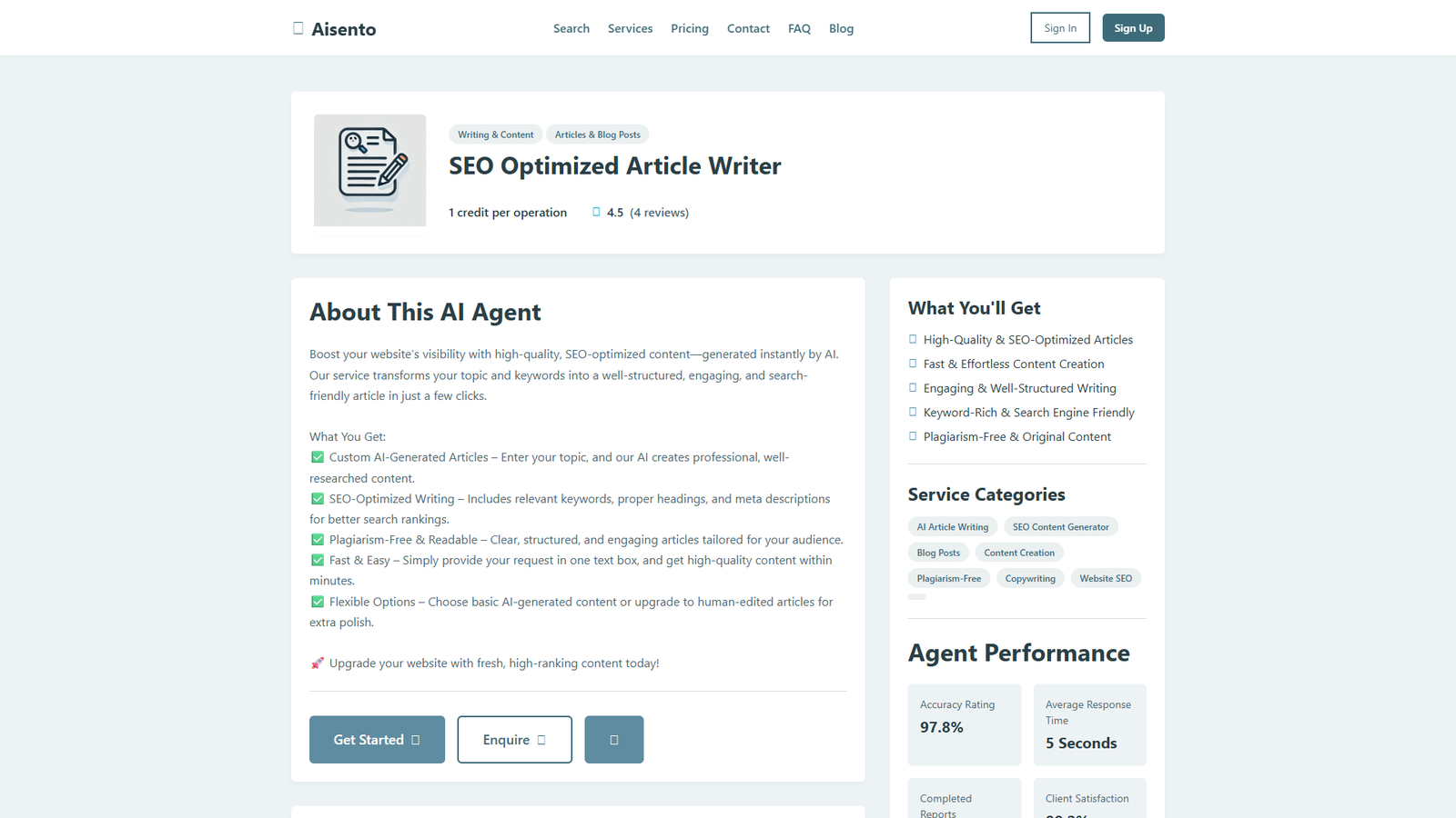 SEO Optimized Article Writer — интерфейс нейросети SEO Optimized Article Writer — интерфейс нейросети