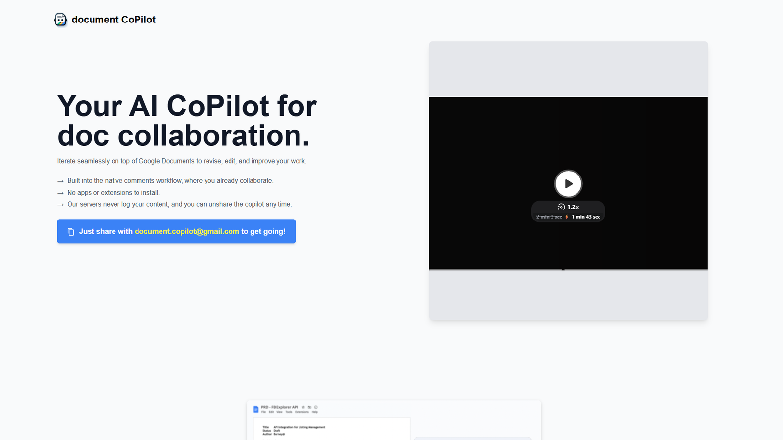 Document CoPilot — интерфейс нейросети Document CoPilot — интерфейс нейросети