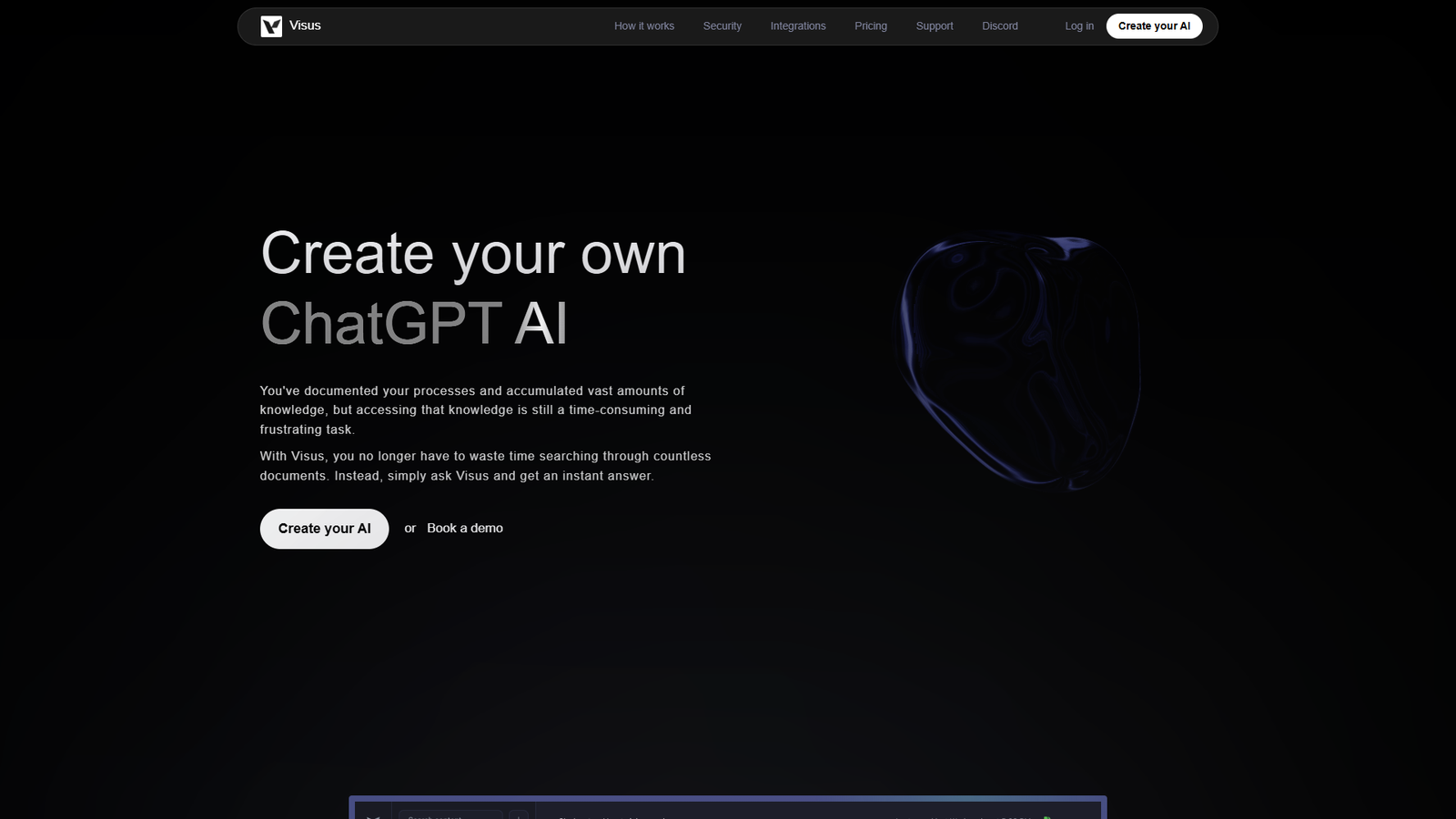 Visus — интерфейс нейросети Visus — интерфейс нейросети