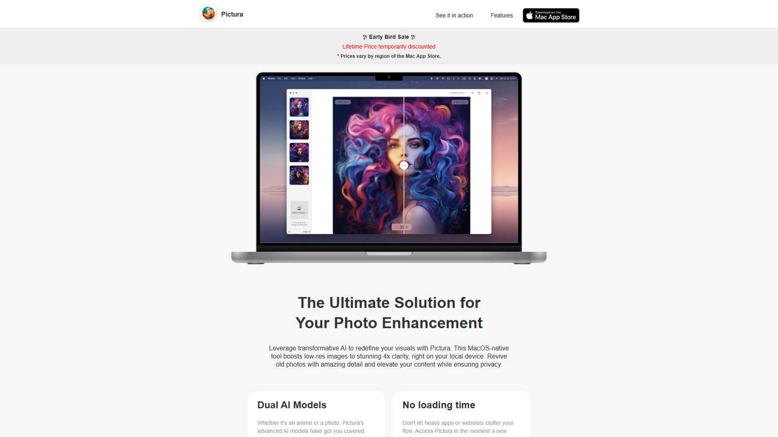 Pictura — интерфейс нейросети Pictura — интерфейс нейросети