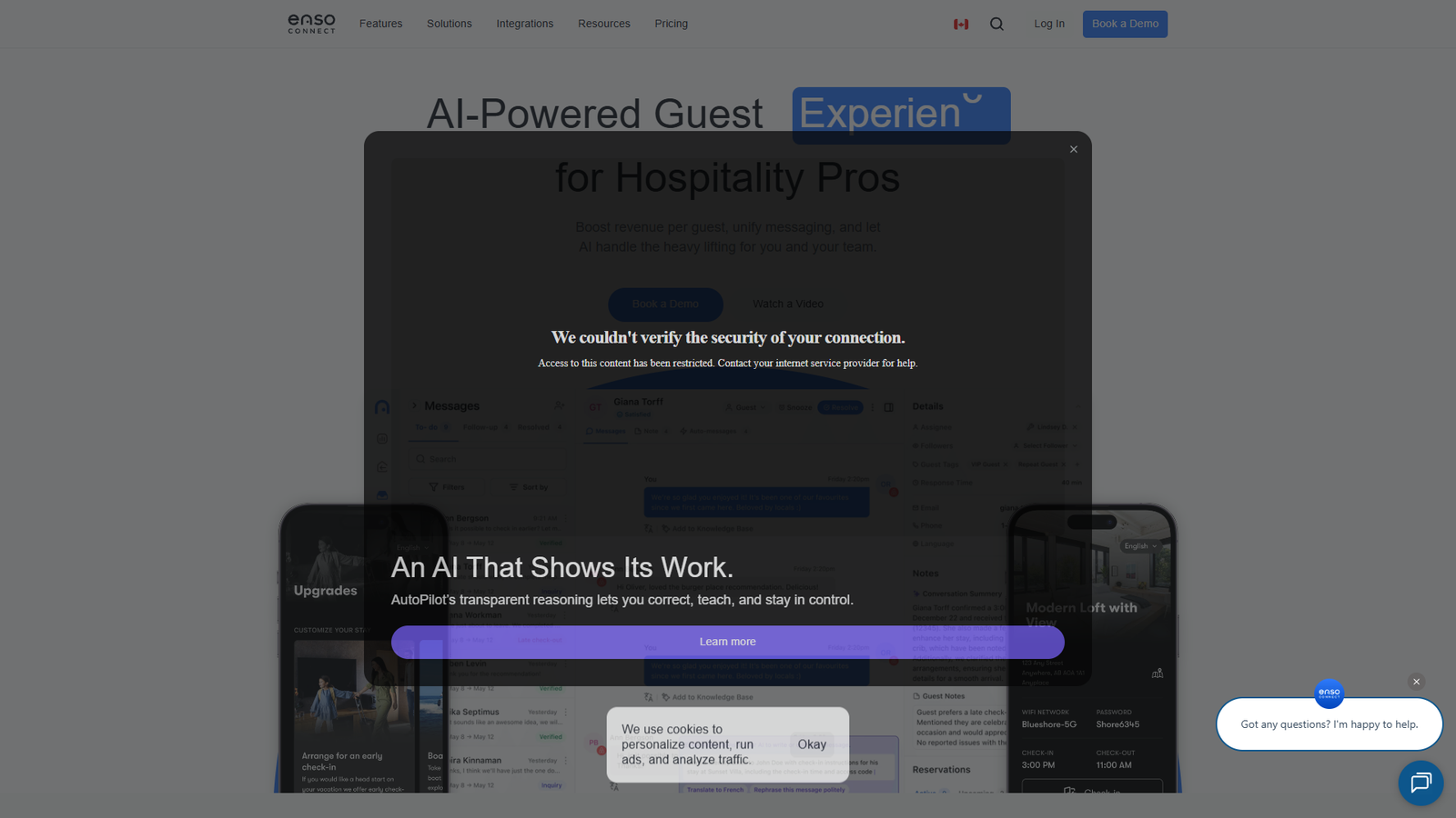 Enso Connect — интерфейс нейросети Enso Connect — интерфейс нейросети
