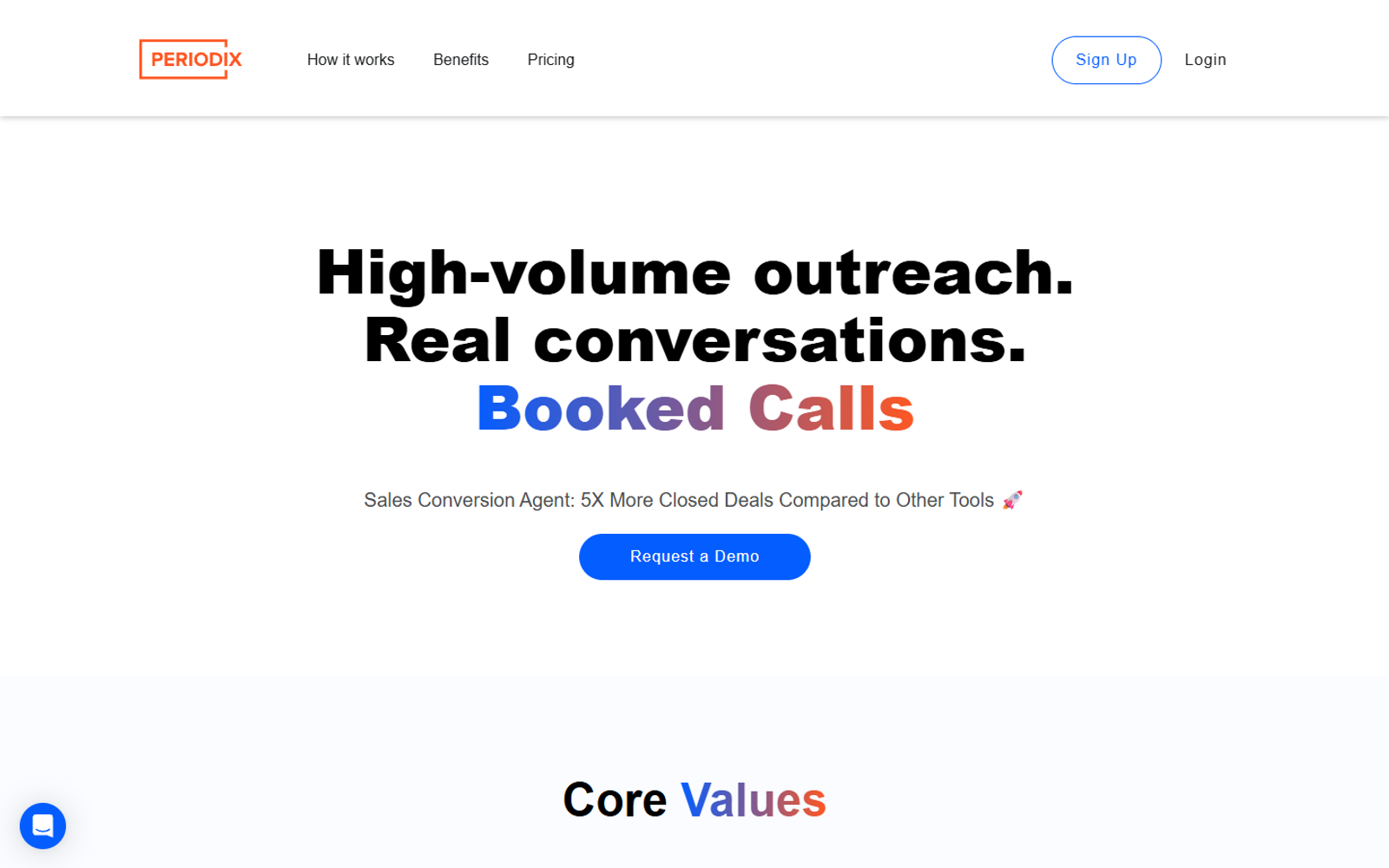 Periodix Sales Conversion Agent — интерфейс нейросети Periodix Sales Conversion Agent — интерфейс нейросети