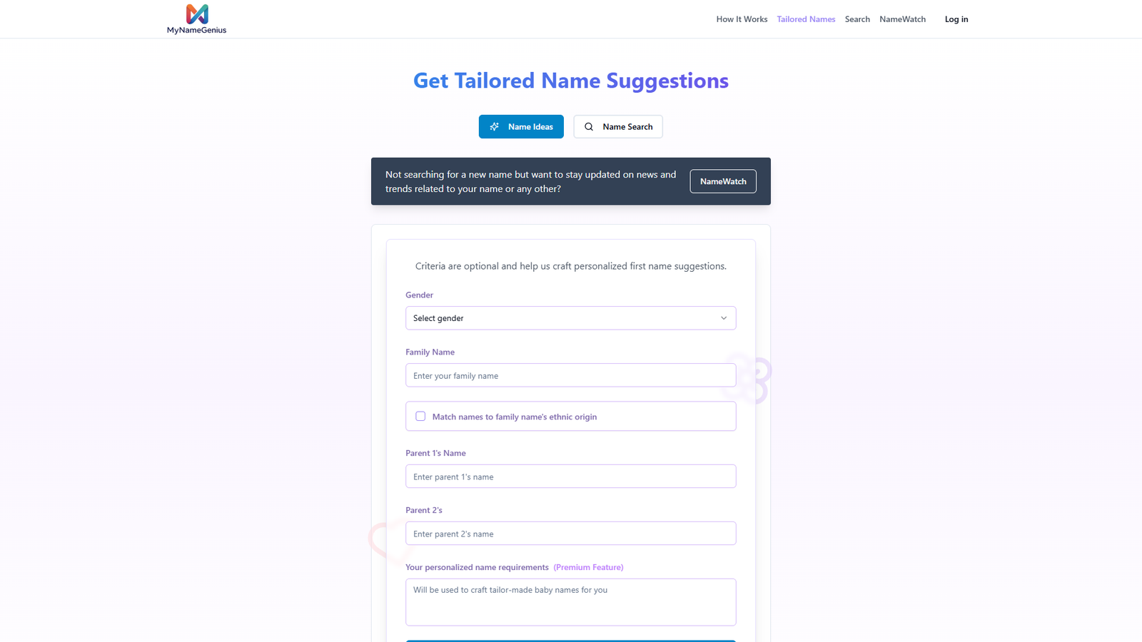 myNameGenius — интерфейс нейросети myNameGenius — интерфейс нейросети