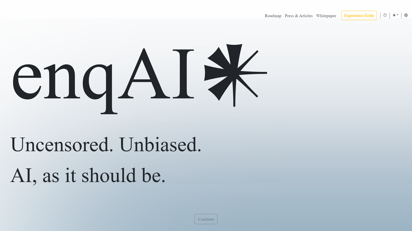 enqAI — интерфейс нейросети enqAI — интерфейс нейросети