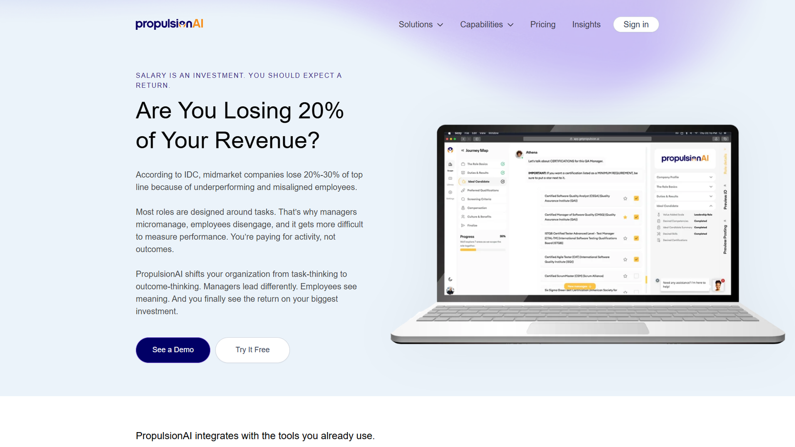 PropulsionAI — интерфейс нейросети PropulsionAI — интерфейс нейросети