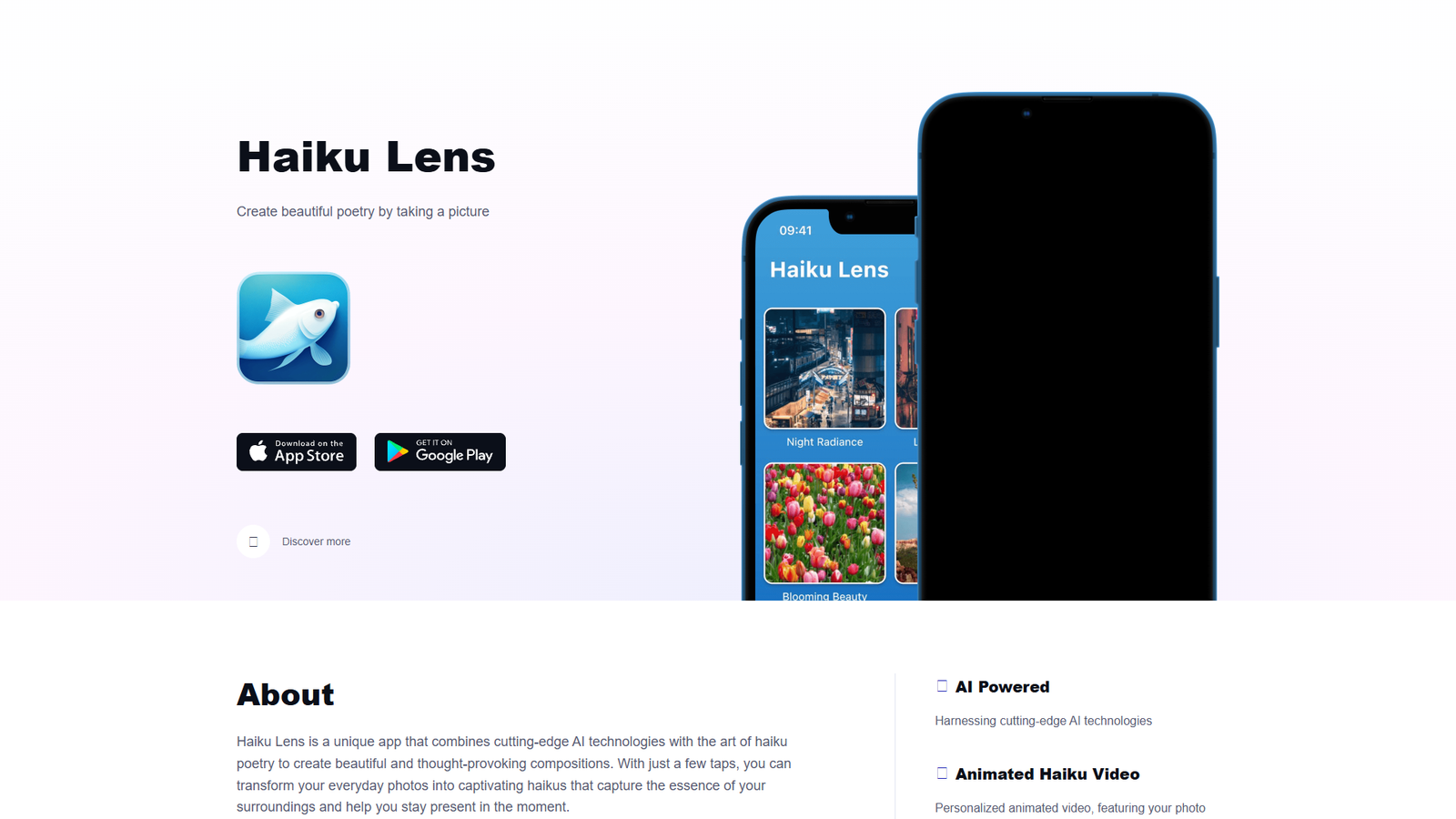 Haiku Lens — интерфейс нейросети Haiku Lens — интерфейс нейросети