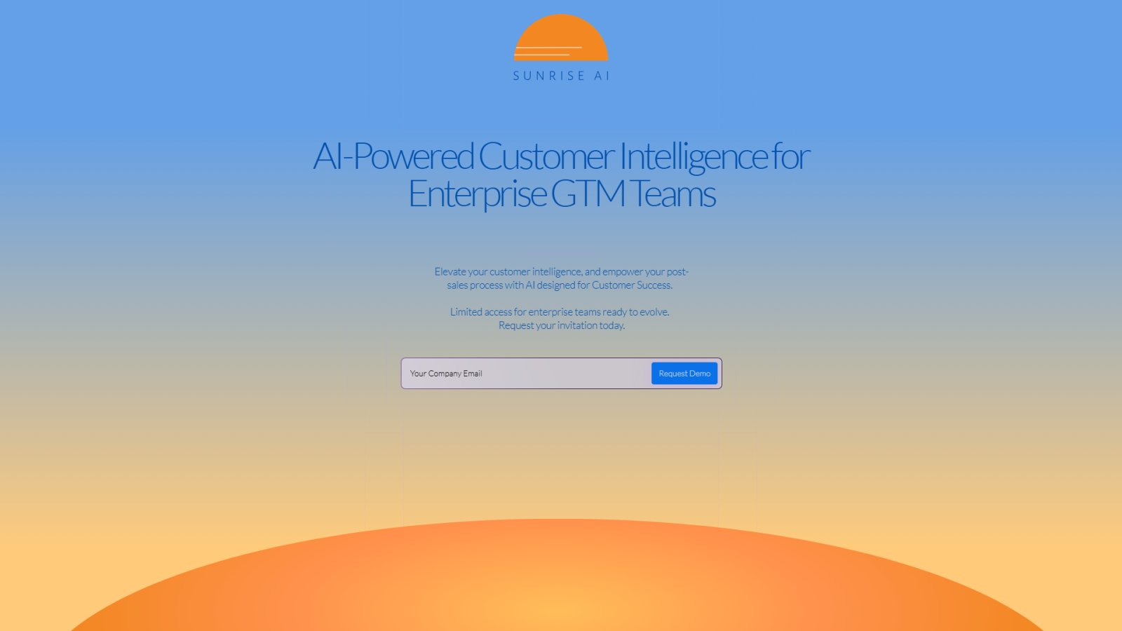 Sunrise AI нейросеть Главная страница