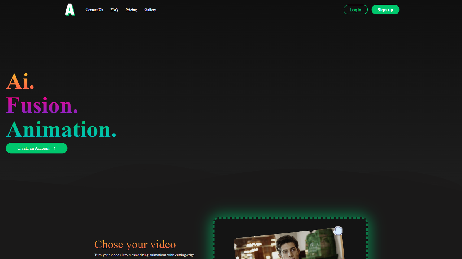 Animatable — интерфейс нейросети Animatable — интерфейс нейросети