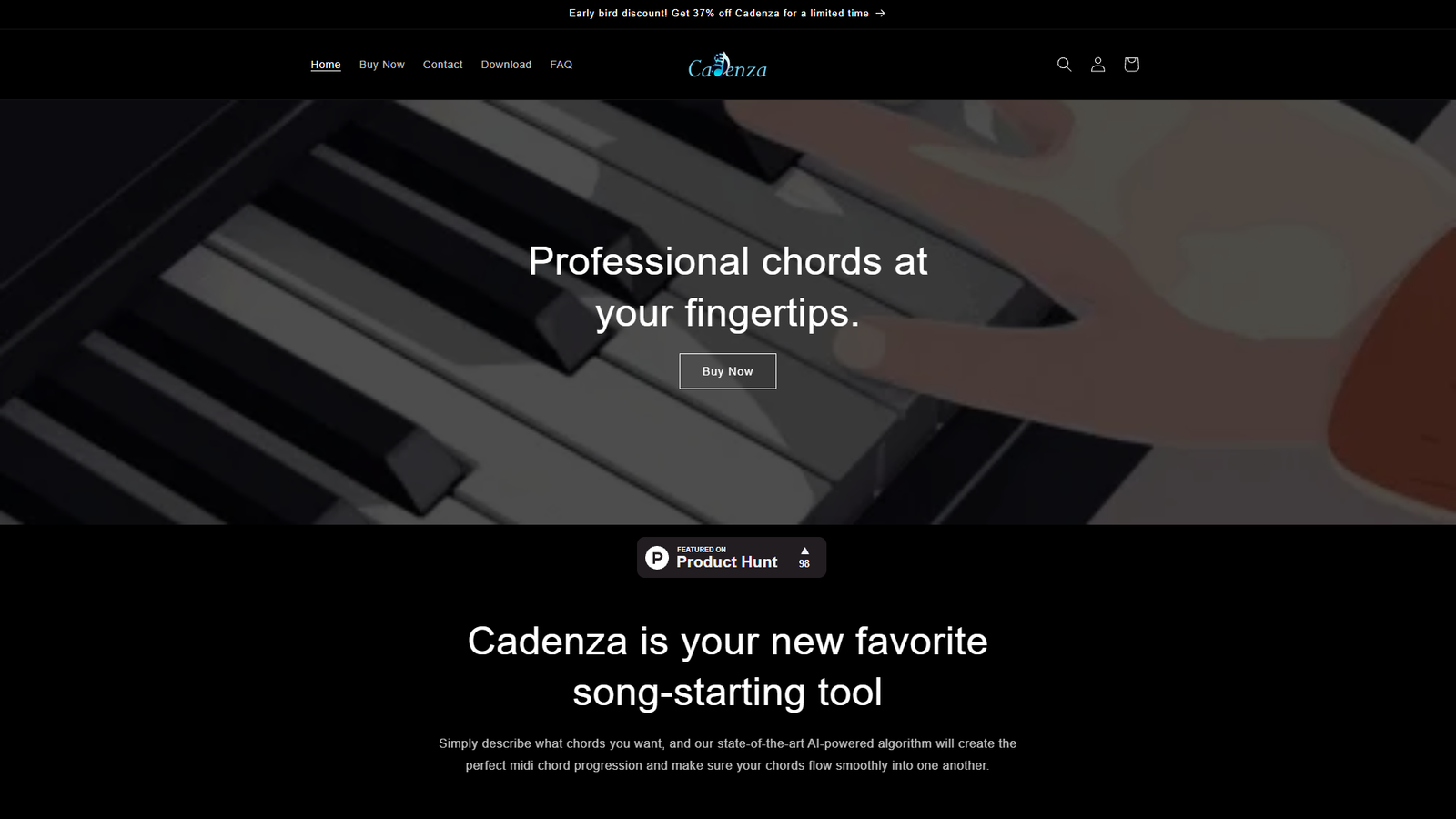 Cadenza AI — интерфейс нейросети Cadenza AI — интерфейс нейросети
