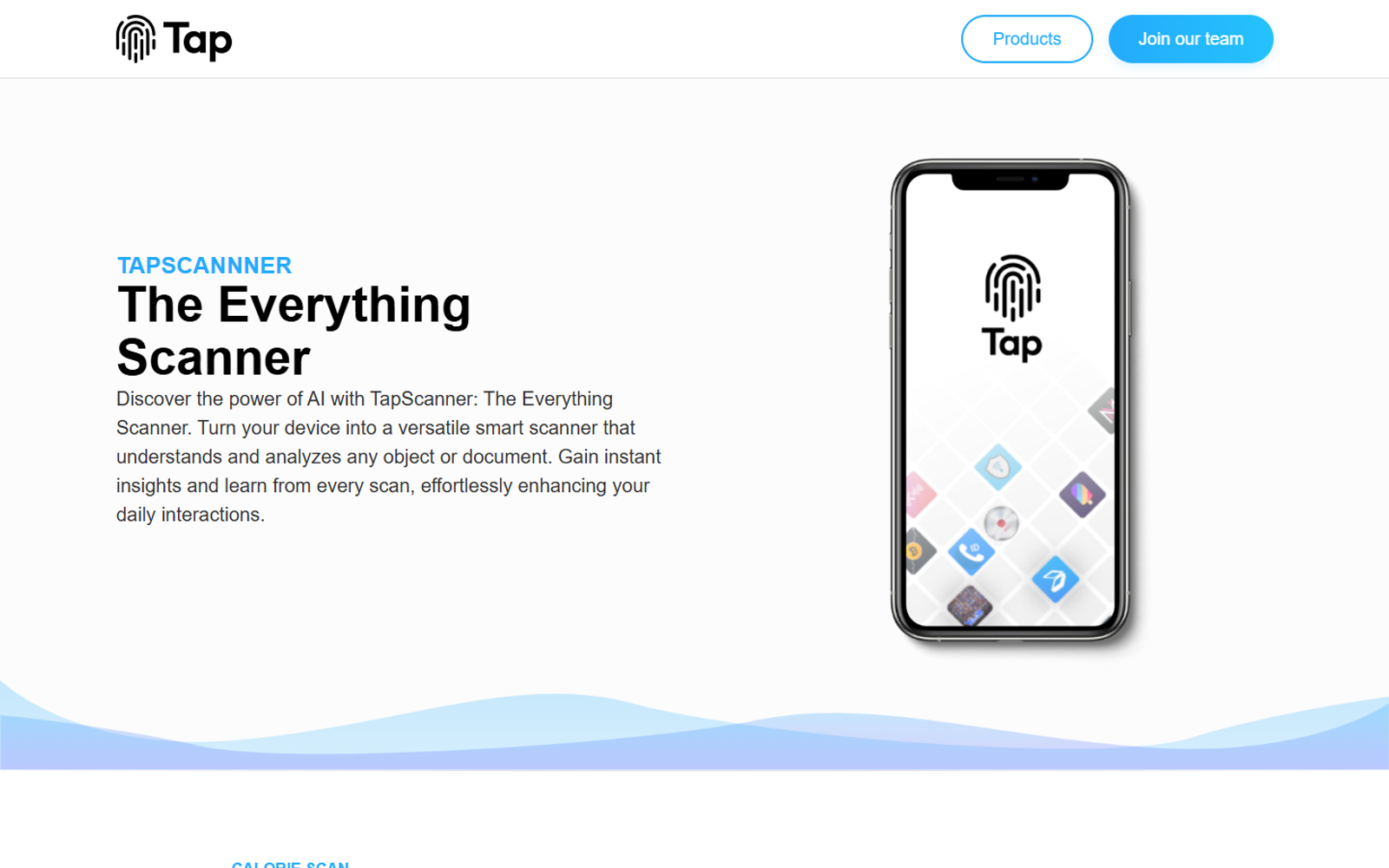 TapScanner — интерфейс нейросети TapScanner — интерфейс нейросети