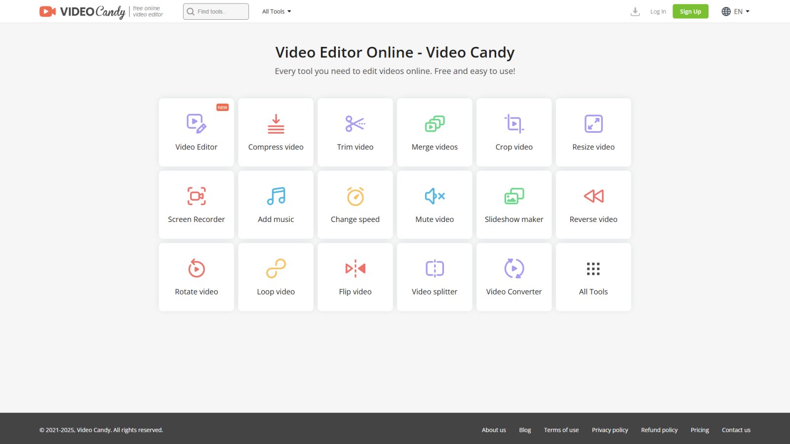 Video Candy нейросеть Главная страница