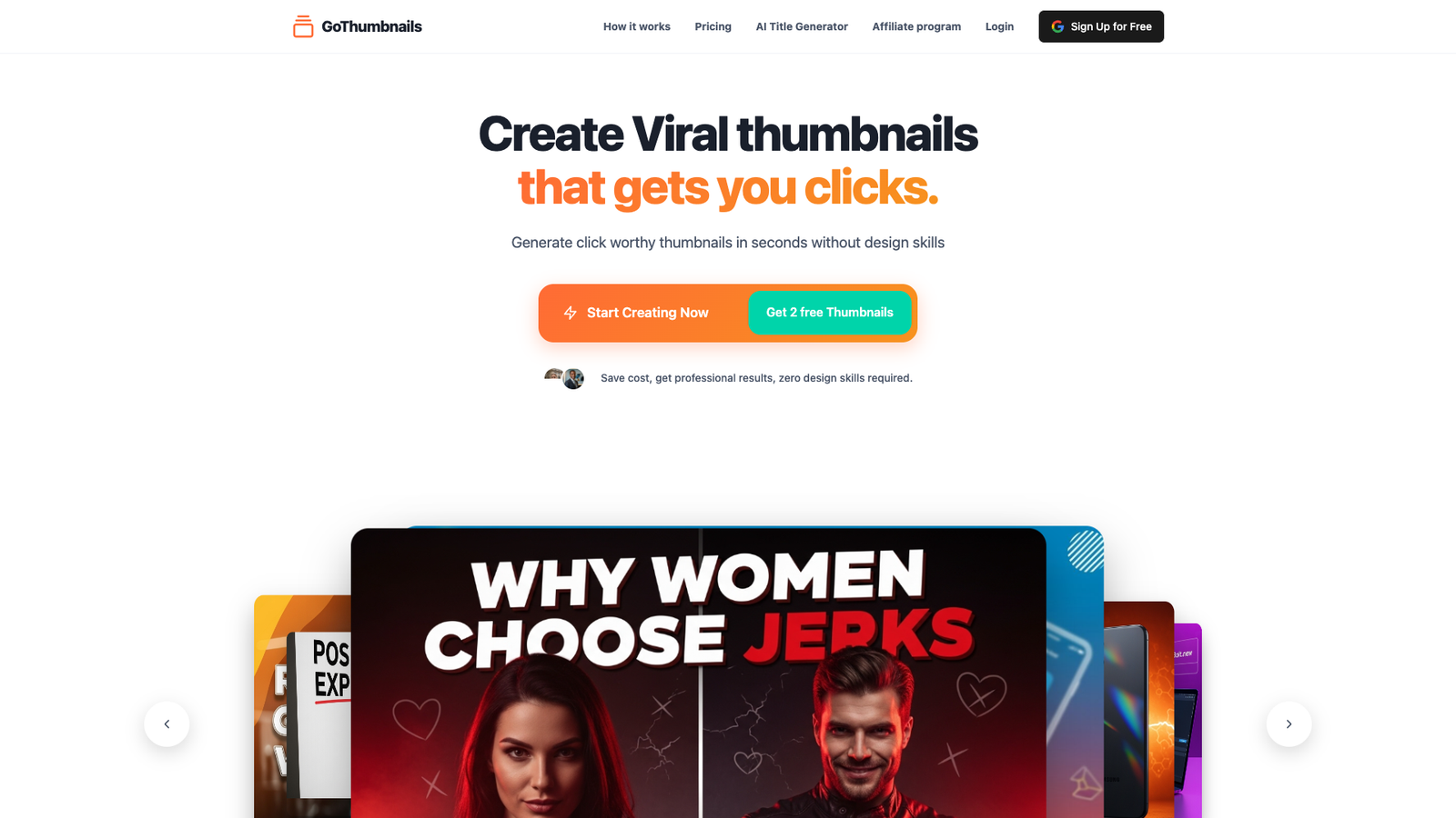 GoThumbnails — интерфейс нейросети GoThumbnails — интерфейс нейросети