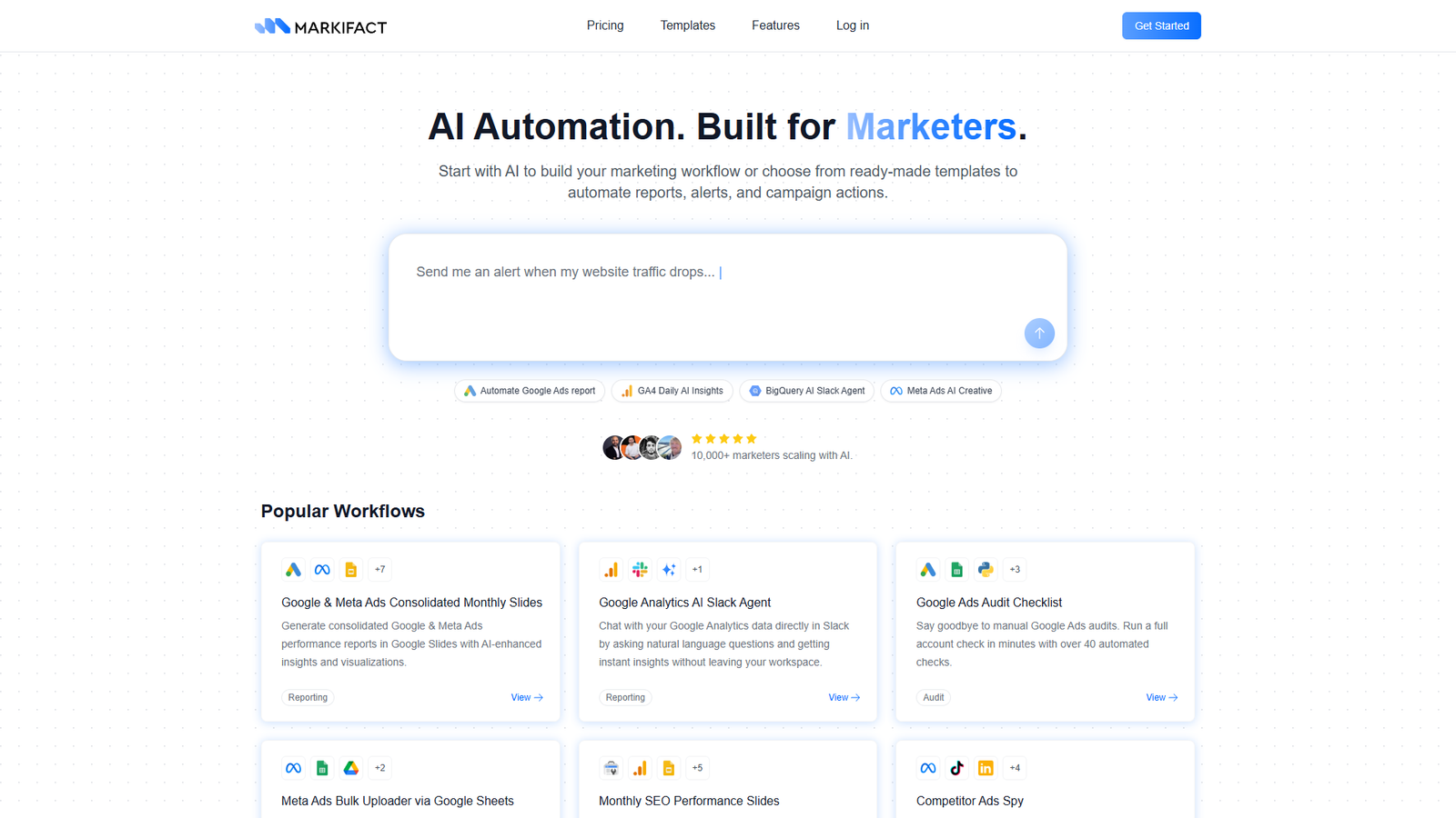 Markifact — интерфейс нейросети Markifact — интерфейс нейросети