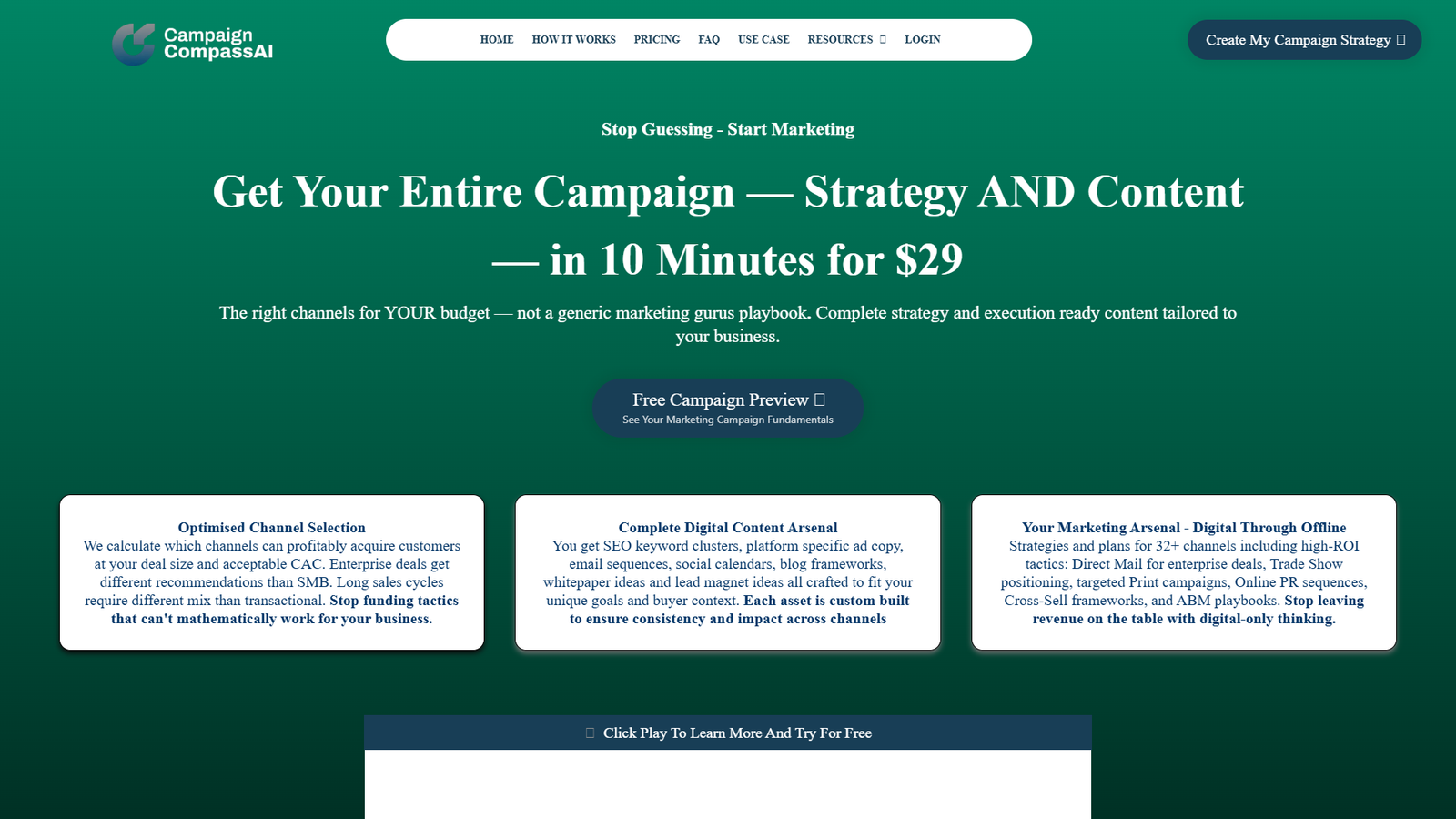 CampaignCompassAI — интерфейс нейросети CampaignCompassAI — интерфейс нейросети