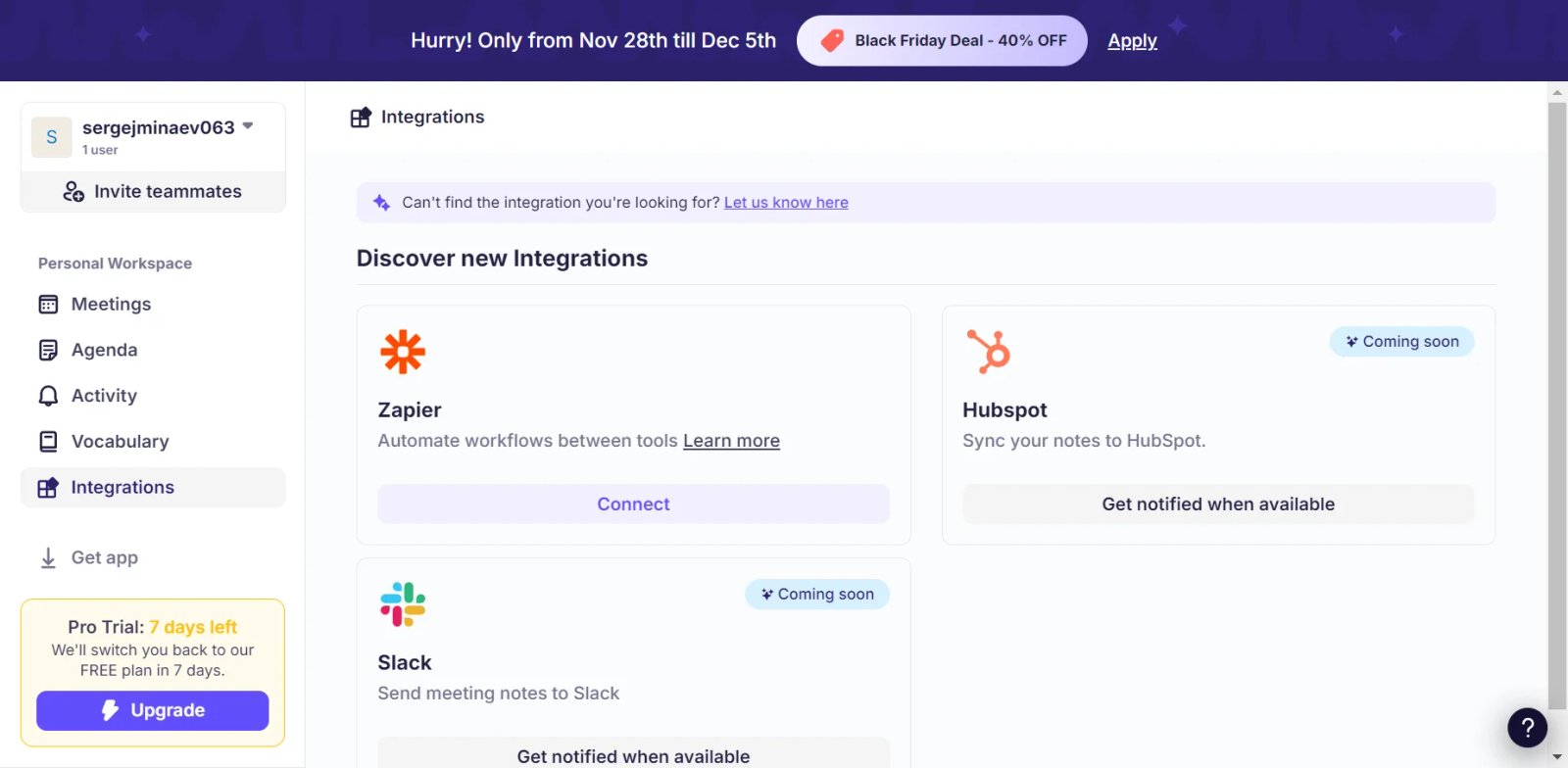 Krisp Integrations