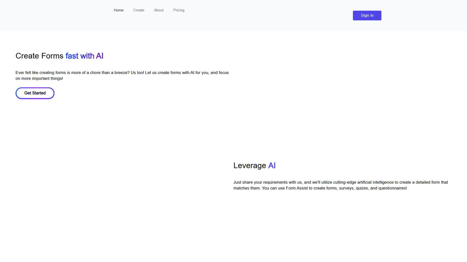 Form Assist — интерфейс нейросети Form Assist — интерфейс нейросети