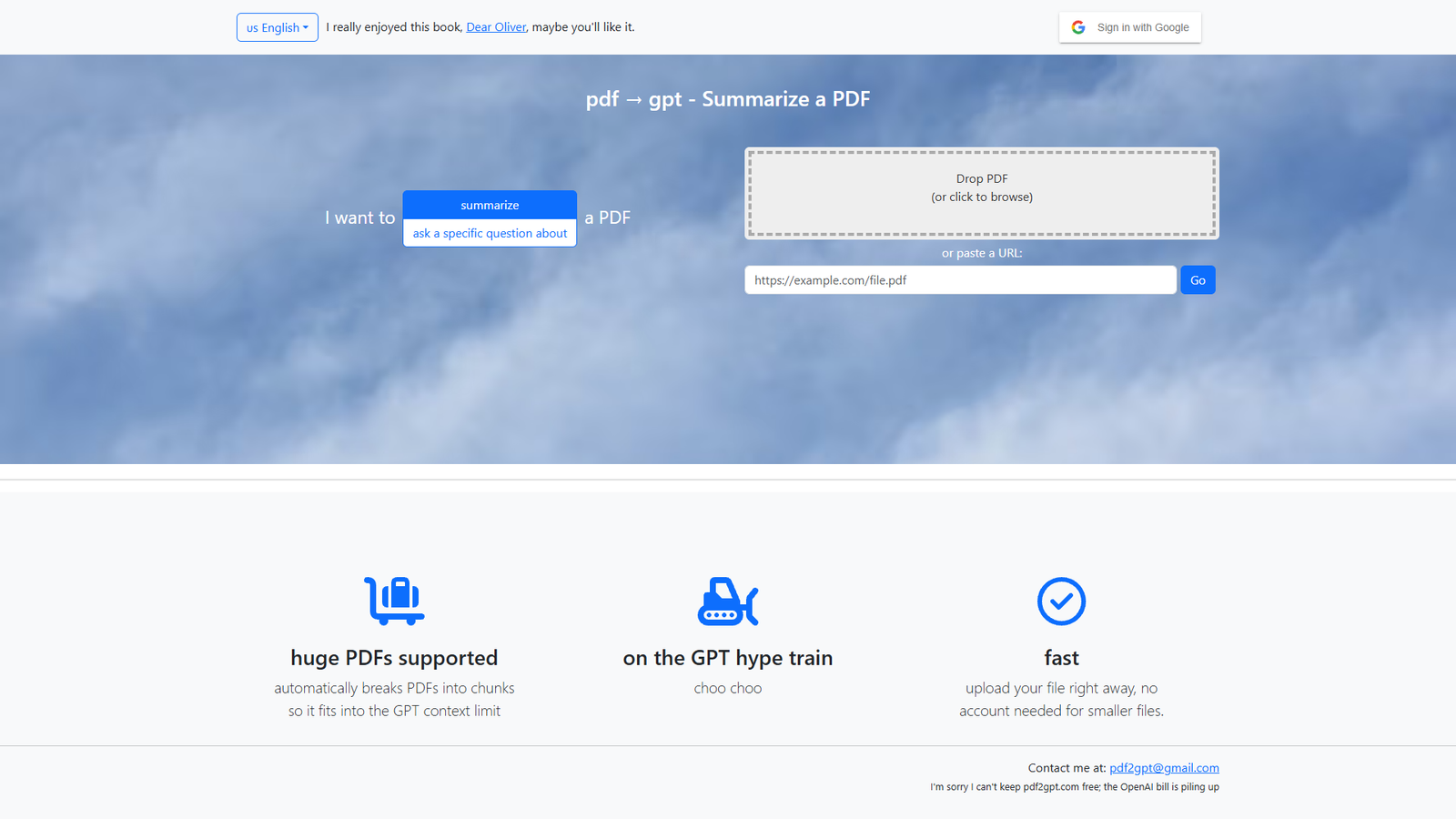 PDF → GPT (pdf2gpt) — интерфейс нейросети PDF → GPT (pdf2gpt) — интерфейс нейросети
